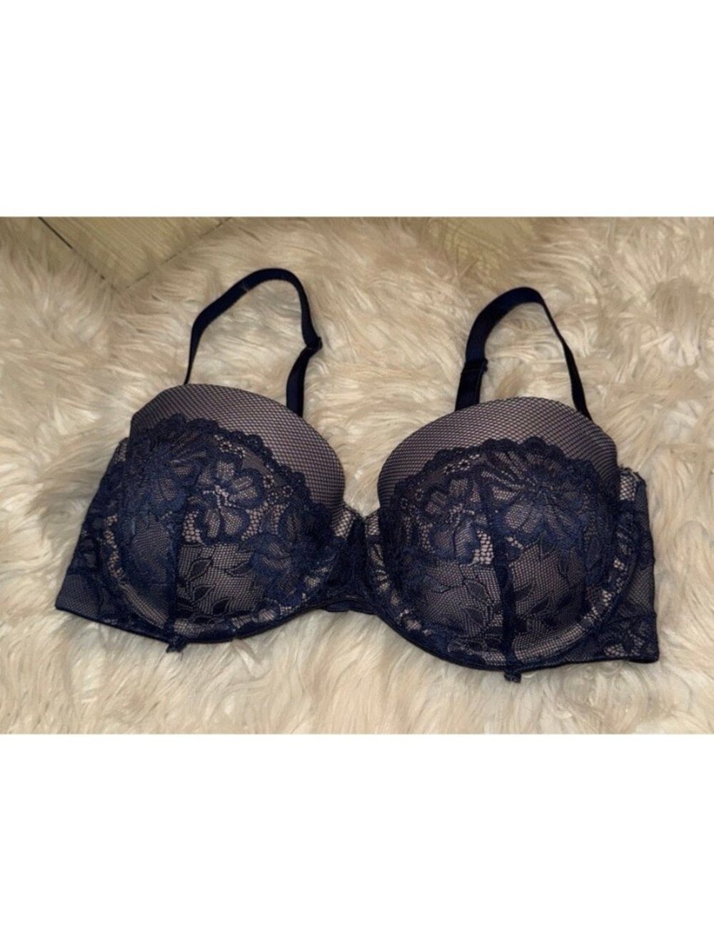 Maidenform Self Expressions Multiway Push Up Bra UW Womens 34D Blue SE1102 New